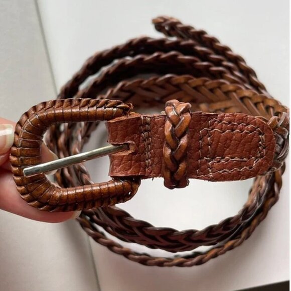 Leather Braided Belt - Picture 4 of 11